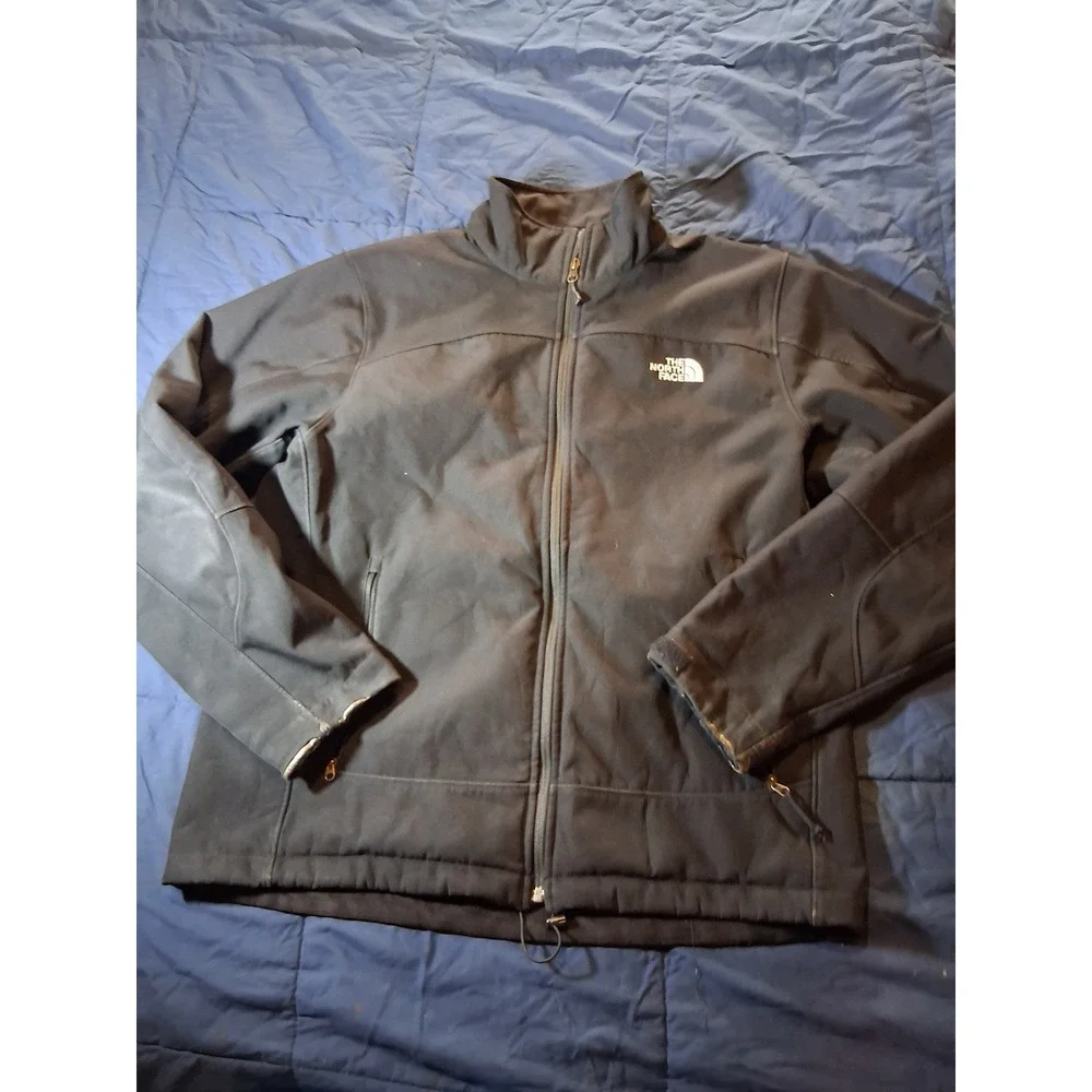 The North Face‎ Mens Apex Bionic Softshell Jacket Black Full Zip Large